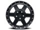 Dirty Life Compound Matte Black 8-Lug Wheel; 22x11; -25mm Offset (15-19 Silverado 3500 HD SRW)