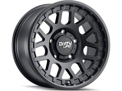 Dirty Life Mesa Matte Black 6-Lug Wheel; 17x9; -12mm Offset (15-20 Tahoe)