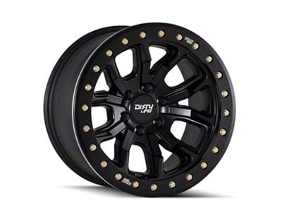 Dirty Life DT-1 Matte Black 6-Lug Wheel; 17x9; -38mm Offset (15-20 Yukon)