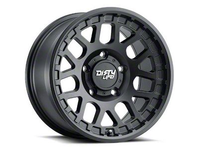 Dirty Life Mesa Matte Black 6-Lug Wheel; 17x9; 0mm Offset (15-20 Yukon)