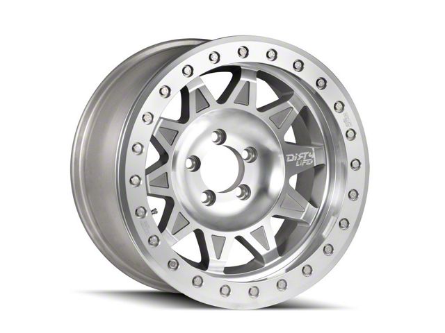 Dirty Life Roadkill Race Machined Beadlock 6-Lug Wheel; 17x9; -14mm Offset (99-06 Sierra 1500)