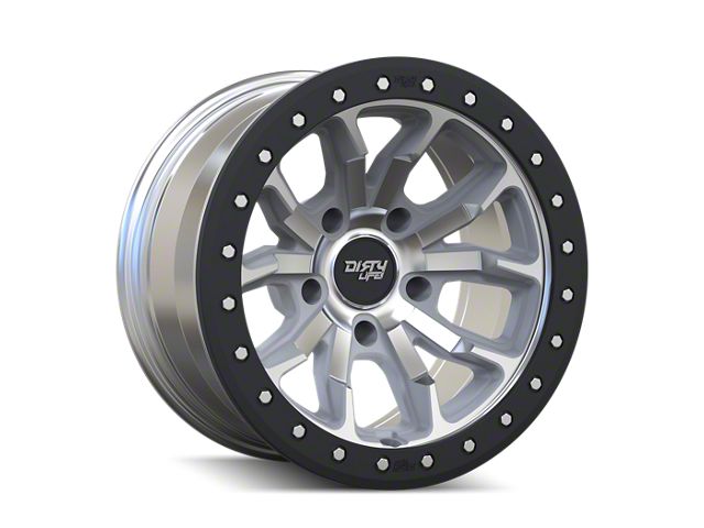 Dirty Life DT-1 Machined 6-Lug Wheel; 17x9; -12mm Offset (19-23 Ranger)