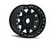 Dirty Life Roadkill Race Matte Black Beadlock 6-Lug Wheel; 17x9; -14mm Offset (07-13 Sierra 1500)