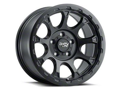 Dirty Life Drifter Matte Black 6-Lug Wheel; 17x8.5; -6mm Offset (07-13 Silverado 1500)