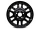 Dirty Life Canyon Race Matte Black 8-Lug Wheel; 17x9; -12mm Offset (23-24 F-250 Super Duty)