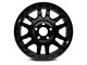 Dirty Life Canyon Race Matte Black 8-Lug Wheel; 17x9; -12mm Offset (23-24 F-350 Super Duty SRW)
