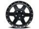 Dirty Life Compound Matte Black 6-Lug Wheel; 22x11; -25mm Offset (24-25 Ranger)