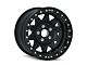 Dirty Life Roadkill Race Matte Black Beadlock 6-Lug Wheel; 17x9; -14mm Offset (2024 Ranger)