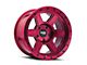 Dirty Life Compound Crimson Candy Red 5-Lug Wheel; 22x11; -25mm Offset (94-01 RAM 1500)