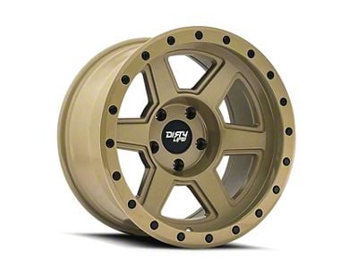 Dirty Life Compound Desert Sand 5-Lug Wheel; 22x10; -12mm Offset (94-01 RAM 1500)