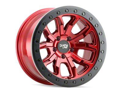 Dirty Life DT-1 Crimson Candy Red 8-Lug Wheel; 17x9; -12mm Offset (94-02 RAM 2500)