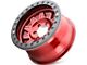 Dirty Life Roadkill Race Crimson Candy Red Beadlock 6-Lug Wheel; 17x9; -14mm Offset (99-06 Sierra 1500)