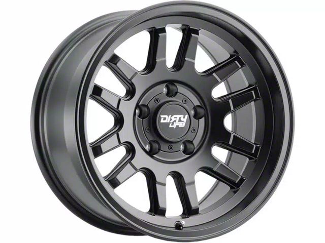 Dirty Life Canyon Matte Black 6-Lug Wheel; 17x9; 0mm Offset (23-24 Canyon)