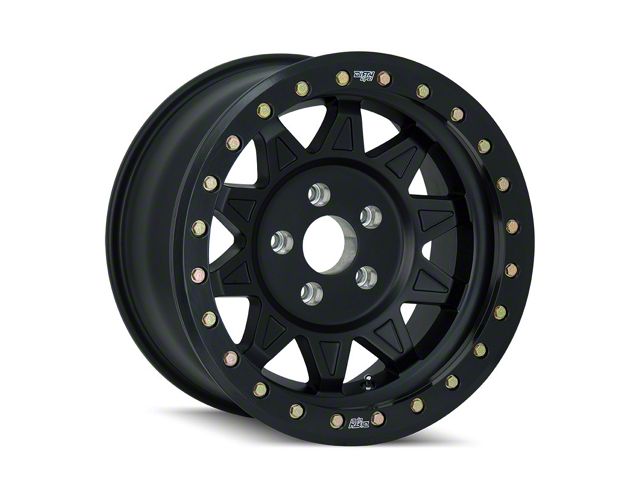 Dirty Life Roadkill Race Matte Black Beadlock 6-Lug Wheel; 17x9; -14mm Offset (23-24 Canyon)