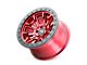 Dirty Life DT-1 Crimson Candy Red 6-Lug Wheel; 17x9; -12mm Offset (23-24 Colorado)