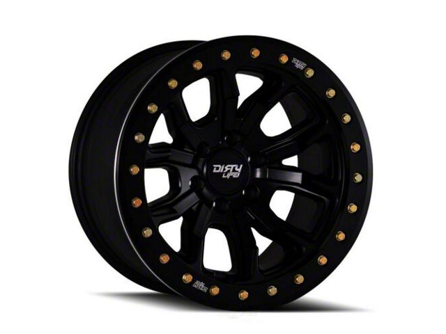 Dirty Life DT-1 Matte Black 6-Lug Wheel; 17x9; -12mm Offset (23-24 Colorado)