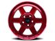 Dirty Life Compound Crimson Candy Red 5-Lug Wheel; 20x10; -12mm Offset (05-11 Dakota)