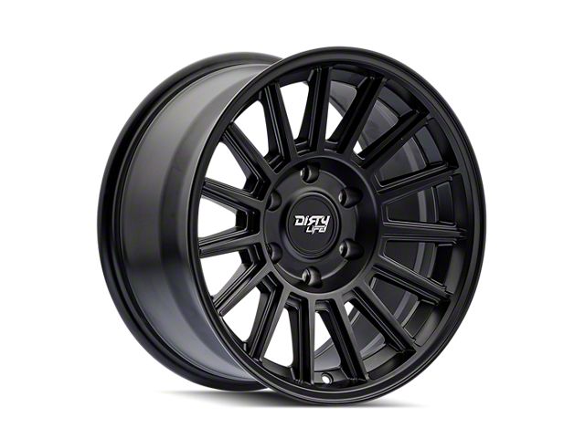 Dirty Life Journey Satin Black 6-Lug Wheel; 17x8.5; 0mm Offset (21-24 F-150)