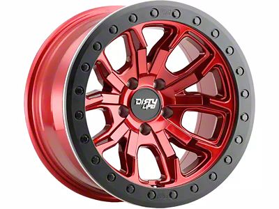 Dirty Life DT-1 Crimson Candy Red 5-Lug Wheel; 17x9; -12mm Offset (02-08 RAM 1500, Excluding Mega Cab)