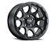 Dirty Life Drifter Matte Black 6-Lug Wheel; 17x8.5; -6mm Offset (19-24 Sierra 1500)