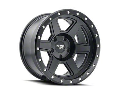 Dirty Life Compound Matte Black 8-Lug Wheel; 22x10; -12mm Offset (07-10 Sierra 2500 HD)