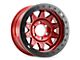 Dirty Life Roadkill Race Crimson Candy Red Beadlock 8-Lug Wheel; 17x9; -14mm Offset (07-10 Silverado 2500 HD)