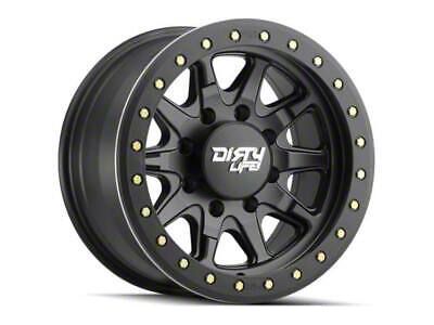 Dirty Life DT-2 Matte Black 8-Lug Wheel; 17x9; -12mm Offset (07-10 Silverado 3500 HD SRW)