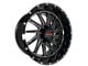 Disaster Offroad D01 Gloss Black Milled 6-Lug Wheel; 20x12; -44mm Offset (04-08 F-150)