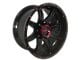 Disaster Offroad D02 Gloss Black with Candy Red Milled 6-Lug Wheel; 20x10; -12mm Offset (07-13 Sierra 1500)