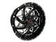 Disaster Offroad D94 Gloss Black Milled 6-Lug Wheel; 20x10; -12mm Offset (09-14 F-150)