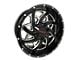 Disaster Offroad D94 Gloss Black Milled 6-Lug Wheel; 20x10; -12mm Offset (14-18 Silverado 1500)