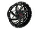 Disaster Offroad D94 Gloss Black Milled 6-Lug Wheel; 20x10; -12mm Offset (15-20 F-150)