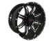 Disaster Offroad D02 Gloss Black Milled 6-Lug Wheel; 20x10; -12mm Offset (23-24 Colorado)