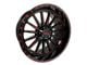 Disaster Offroad D96 Gloss Black with Candy Red Milled 6-Lug Wheel; 20x10; -12mm Offset (21-24 Tahoe)