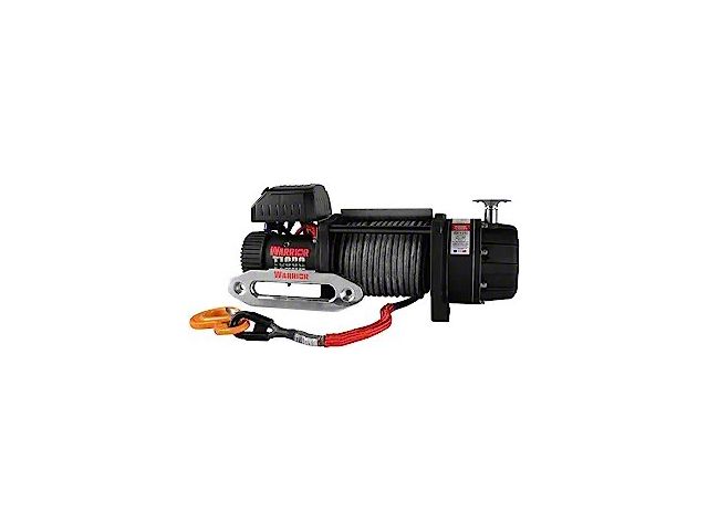 DK2 10,000 lb. Warrior T1000 Series Winch with Armortek Extreme Synthetic Rope (Universal; Some Adaptation May Be Required)