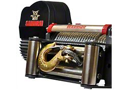 DK2 9,500 lb. Samurai Series High Speed Winch with Steel Cable (Universal; Some Adaptation May Be Required)