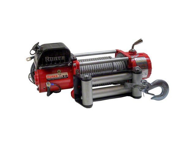 DK2 11,000 lb. Runva Series Winch with Steel Cable (Universal; Some Adaptation May Be Required)