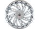 DNK Street 701 Chrome 6-Lug Wheel; 24x10; 30mm Offset (07-13 Sierra 1500)