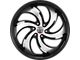 DNK Street 702 Gloss Black Machined Face 6-Lug Wheel; 22x9.5; 25mm Offset (07-13 Sierra 1500)