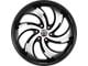 DNK Street 702 Gloss Black Machined Face 6-Lug Wheel; 24x10; 25mm Offset (07-13 Sierra 1500)