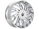 DNK Street 701 Chrome 6-Lug Wheel; 24x10; 30mm Offset (07-14 Tahoe)