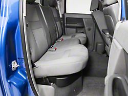 Husky Liners GearBox Under Seat Storage Box; Black (02-10 RAM 1500 Quad Cab; 09-18 RAM 1500 Crew Cab w/ 60/40 Split Rear Bench Seat)