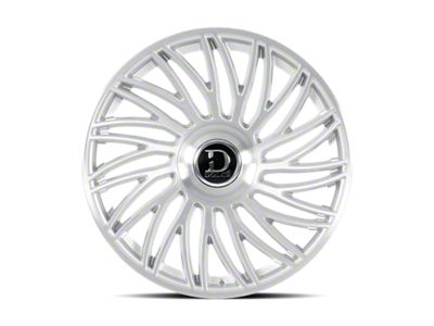 Dolce Luxury Sesto Glossy Silver Brush Face 6-Lug Wheel; 22x9.5; 18mm Offset (07-14 Tahoe)