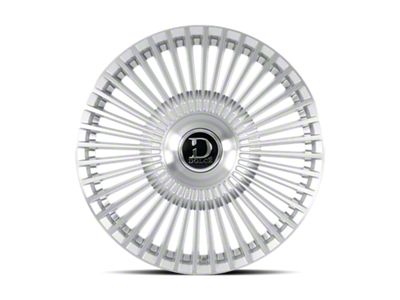 Dolce Luxury Trento Glossy Silver Brush Face 6-Lug Wheel; 22x9.5; 18mm Offset (07-14 Tahoe)