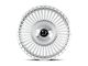 Dolce Luxury Trento Glossy Silver Brush Face 6-Lug Wheel; 22x9.5; 35mm Offset (07-14 Tahoe)