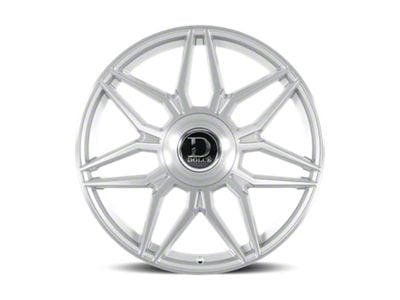 Dolce Luxury Verona Glossy Silver Brush Face 6-Lug Wheel; 24x10; 25mm Offset (07-14 Tahoe)