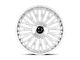 Dolce Luxury Lusso Glossy Silver Brush Face Stainless Lip 6-Lug Wheel; 22x9.5; 18mm Offset (07-14 Yukon)