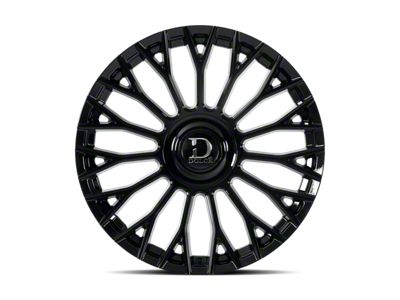 Dolce Luxury Roma Glossy Black 6-Lug Wheel; 22x9.5; 18mm Offset (07-14 Yukon)