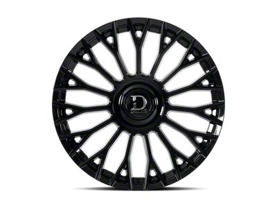 Dolce Luxury Roma Glossy Black 6-Lug Wheel; 22x9.5; 35mm Offset (07-14 Yukon)