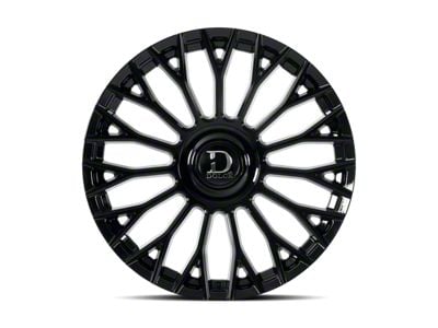 Dolce Luxury Roma Glossy Black 6-Lug Wheel; 24x10; 35mm Offset (07-14 Yukon)